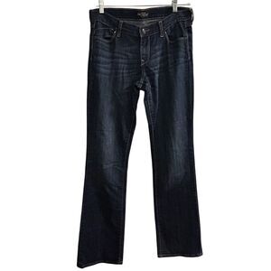Old Navy Women's Bootcut Jeans Size 6 Blue Dark Wash Stretch Fit